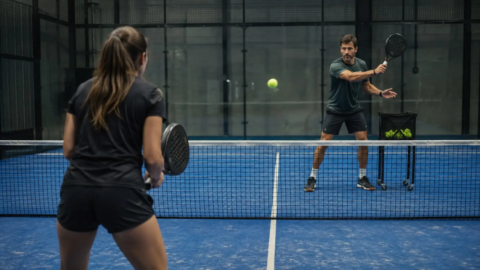 Padel courts at Padel Paiporta, where the class starts